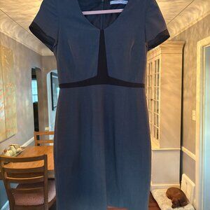 Andrew Marc New York Grey and Black Dress. Size 6
